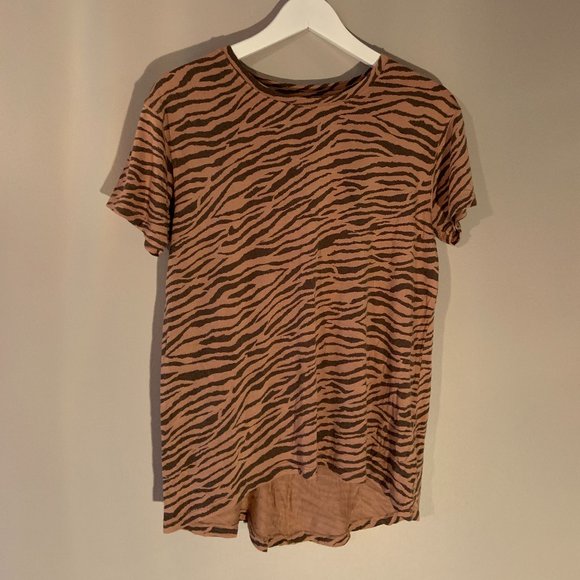 American Eagle Tiger Print T-Shirt - Picture 1 of 2